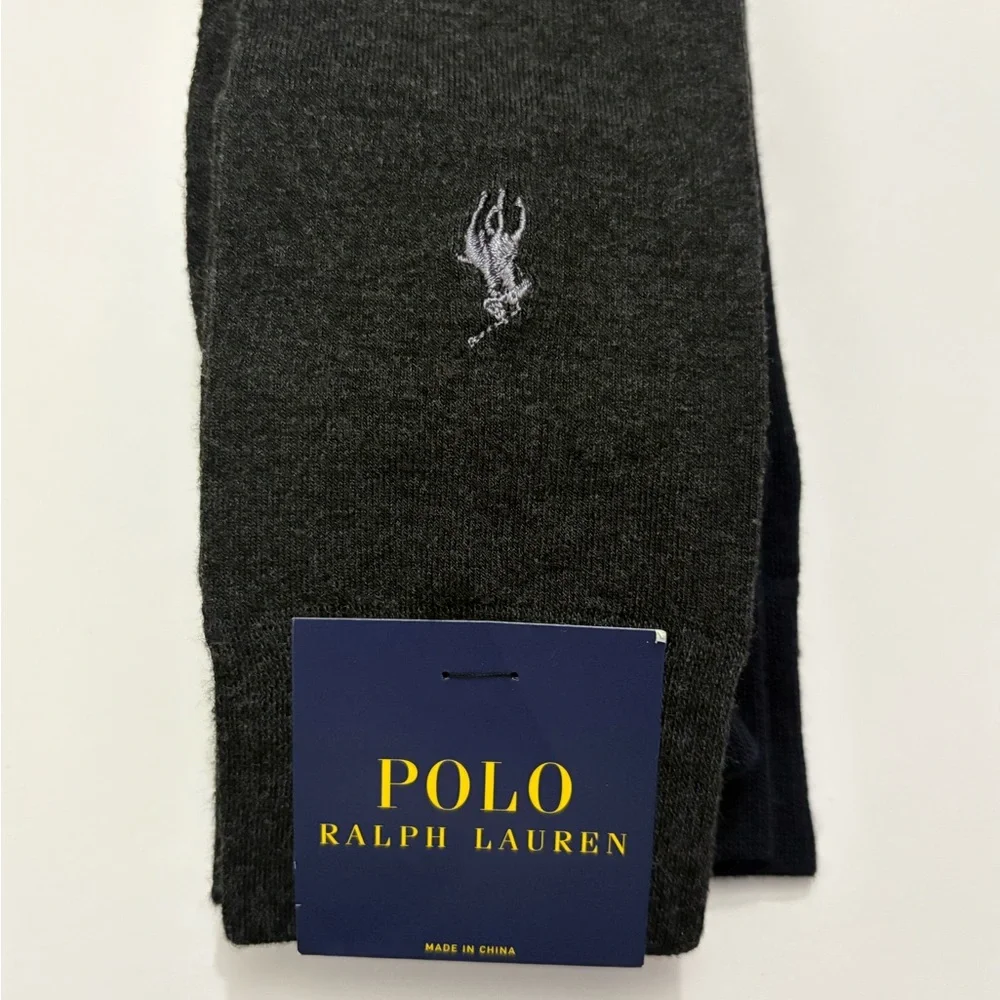 Polo Ralph Lauren Viscose Cushioned Crew Socks 3 pack